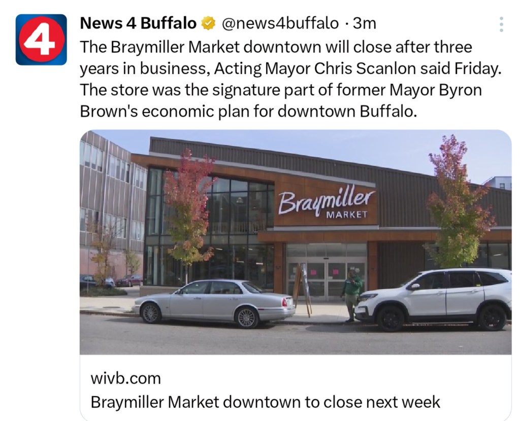 The Braymiller Market downtown will close after three years in&nbsp;business